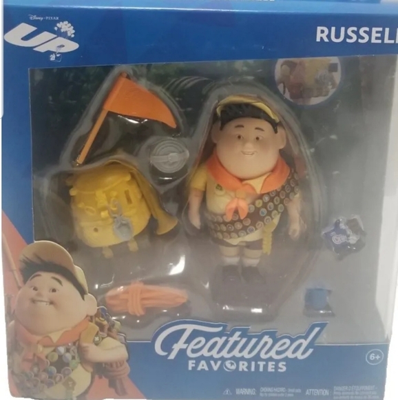 Disney Pixar Featured Favorites Russell Up Movie Figure by Mattel - Picture 8 of 13
